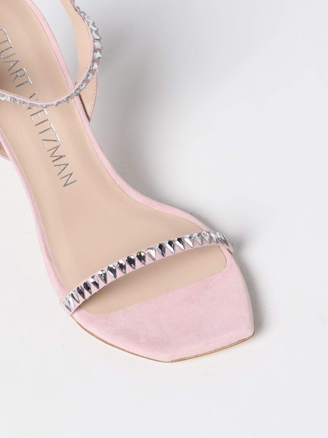Stuart Weitzman Woman Sandals Light Pink Size 9.5 Soft Leather In Pink