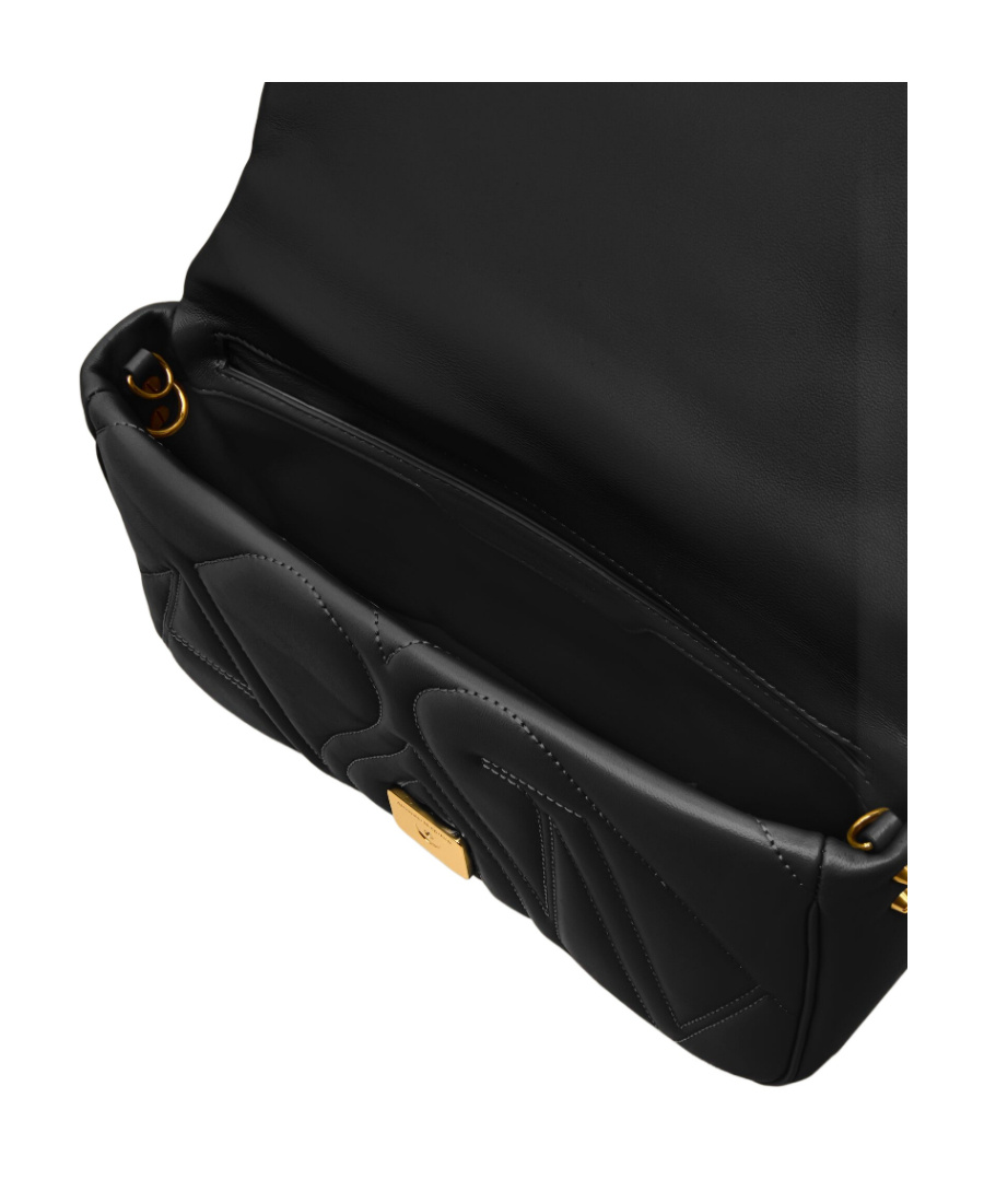 Alexander Mcqueen The Seal Mini Embellished Quilted Leather Shoulder Bag In Black