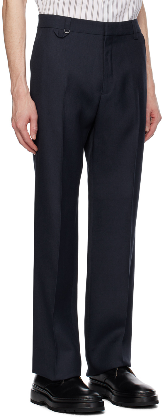 Jacquemus Casual Pants With Waist And Loop Straps In Black