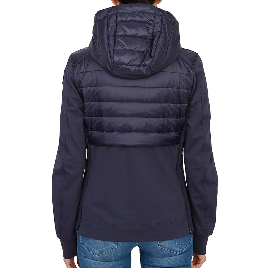 Parajumpers Long-sleeved Hooded Cotton-padded Suit In Black
