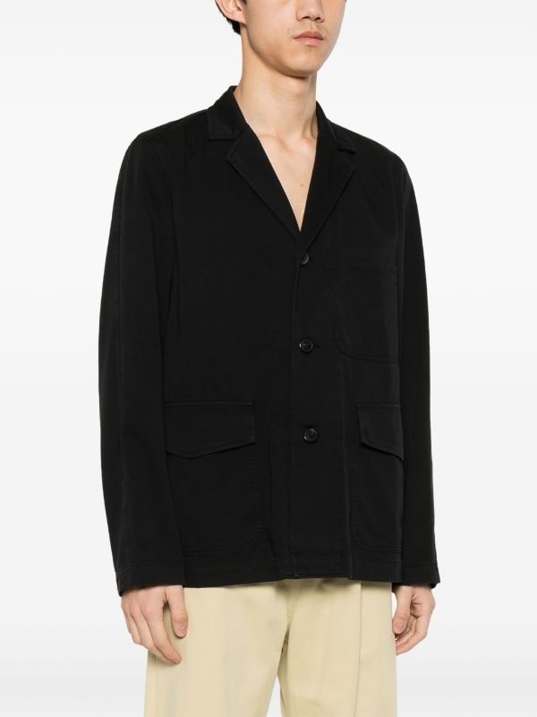 Dries Van Noten Long-sleeved Casual Jacket In Black