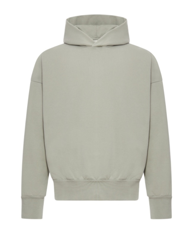 Fear Of God Long-sleeve Cotton Hoodie In Gray