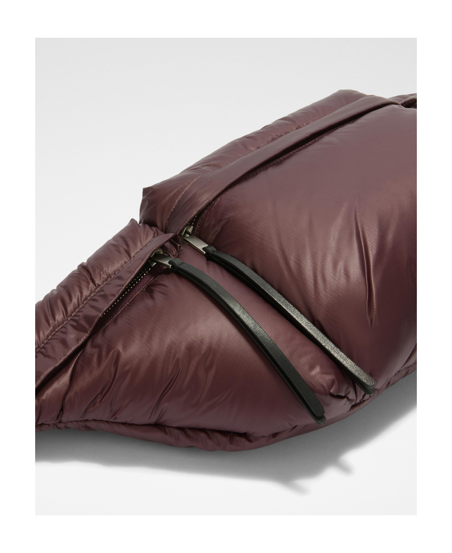 Jil Sander Logo-print Leather Belt Bag In Brown