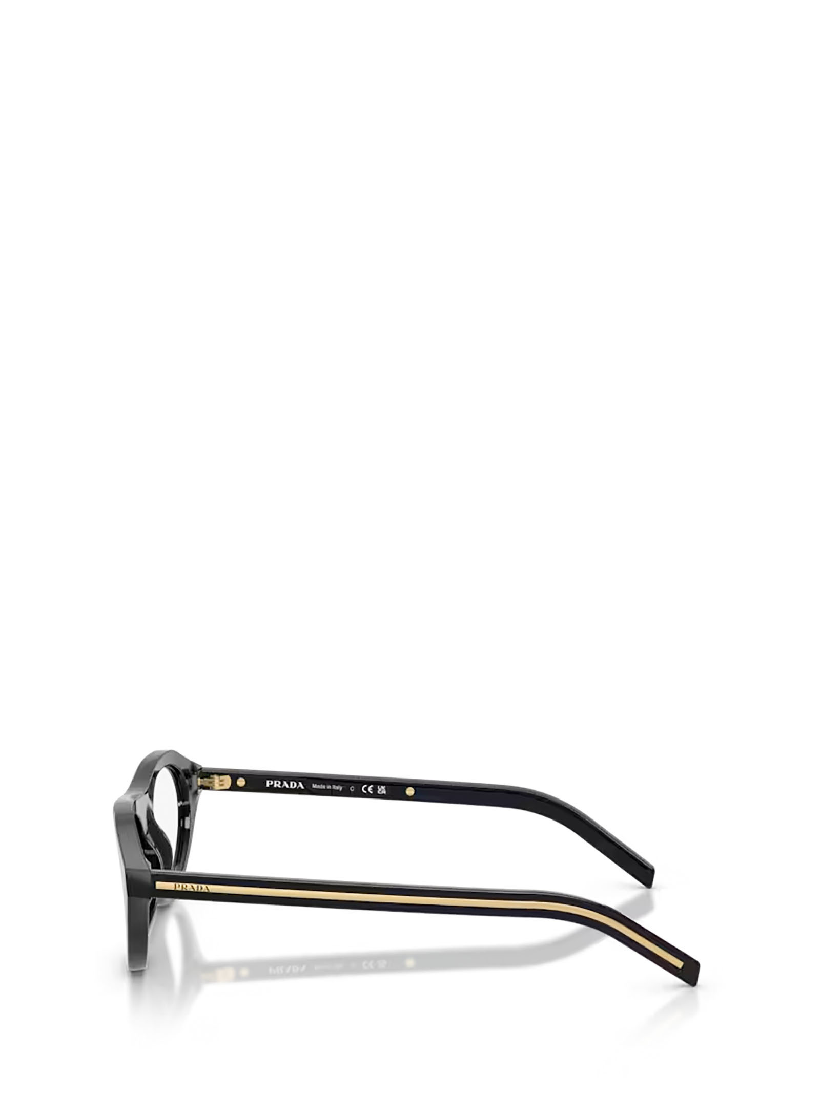 Prada Full Frame Plain Mirror In Black