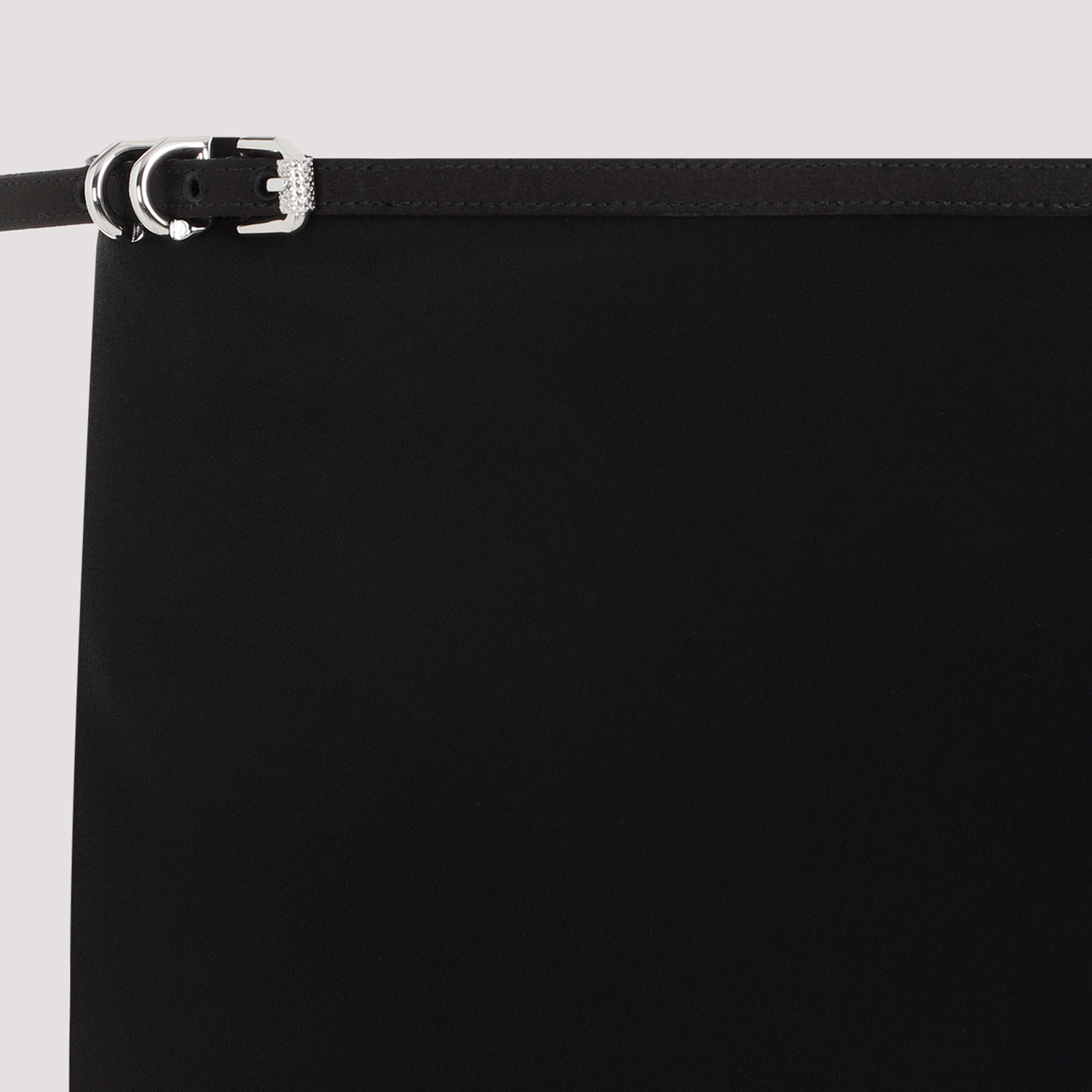 Givenchy Black Acetate Mini Wrap Voyou Skirt In Black
