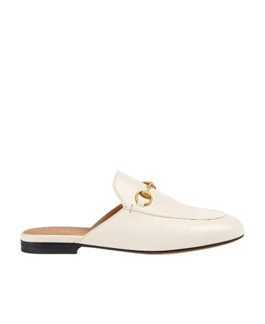 Shop Gucci Women's Princetown Slipper In White