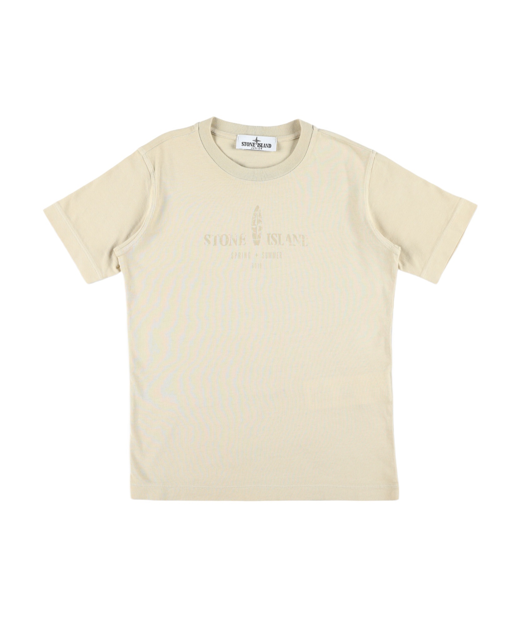 Stone Island Compass-print T-shirt In Nude