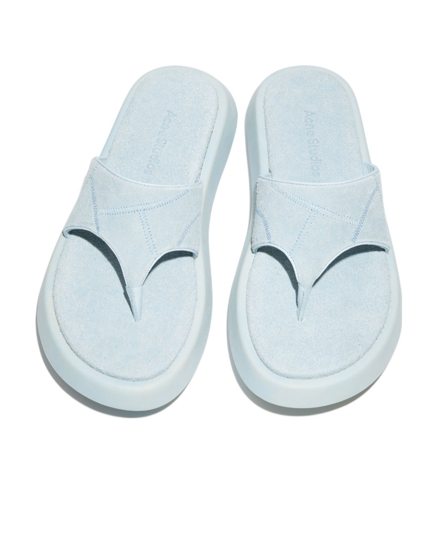Acne Studios Thong-strap Slip-on Sandals In White