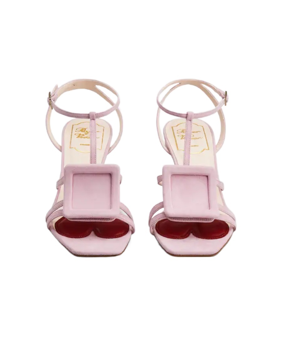 Roger Vivier Virgule Buckle Sandals In Multicolor