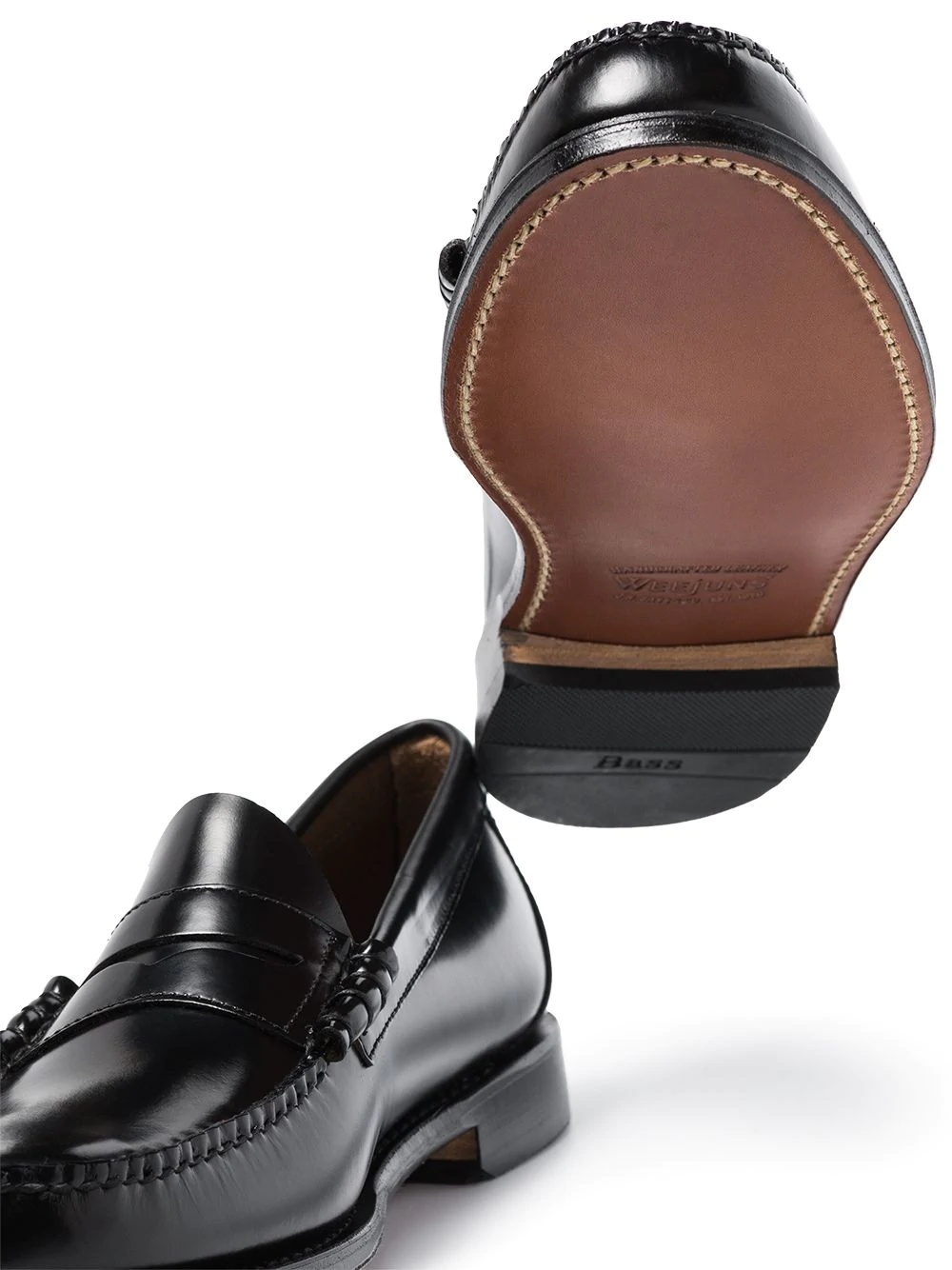G.h. Bass & Co Weejuns Larson Penny Loafers In Black