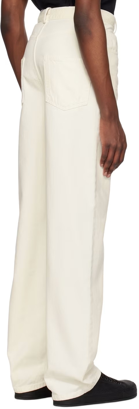 Ann Demeulemeester Off-white Kevin Jeans In White