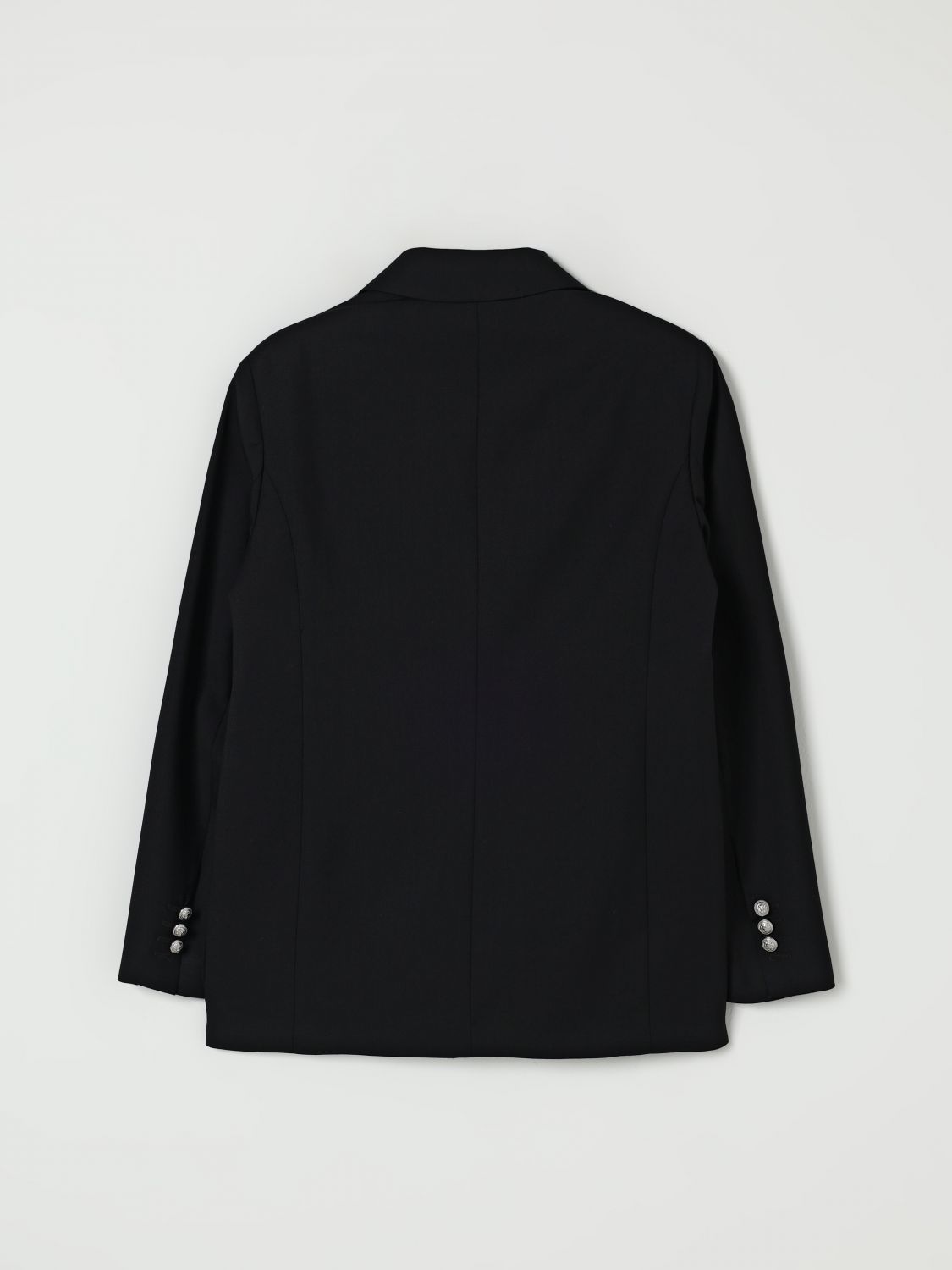 Balmain Double-breasted Buttoned Blazer In Black