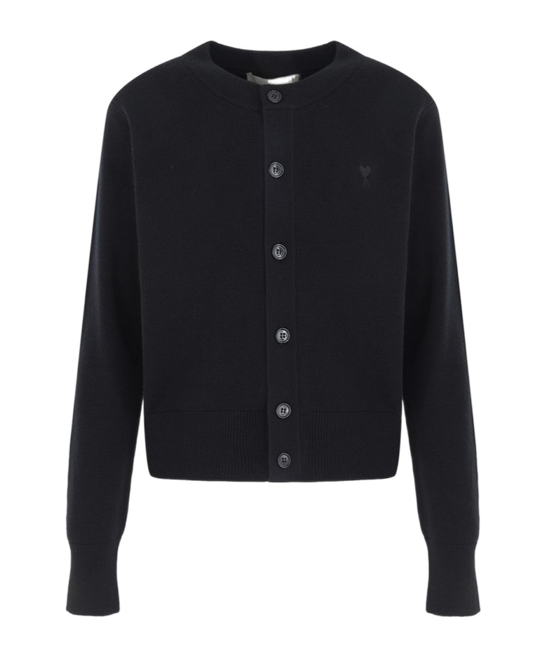 Ami Alexandre Mattiussi Long-sleeved Sweater In Black
