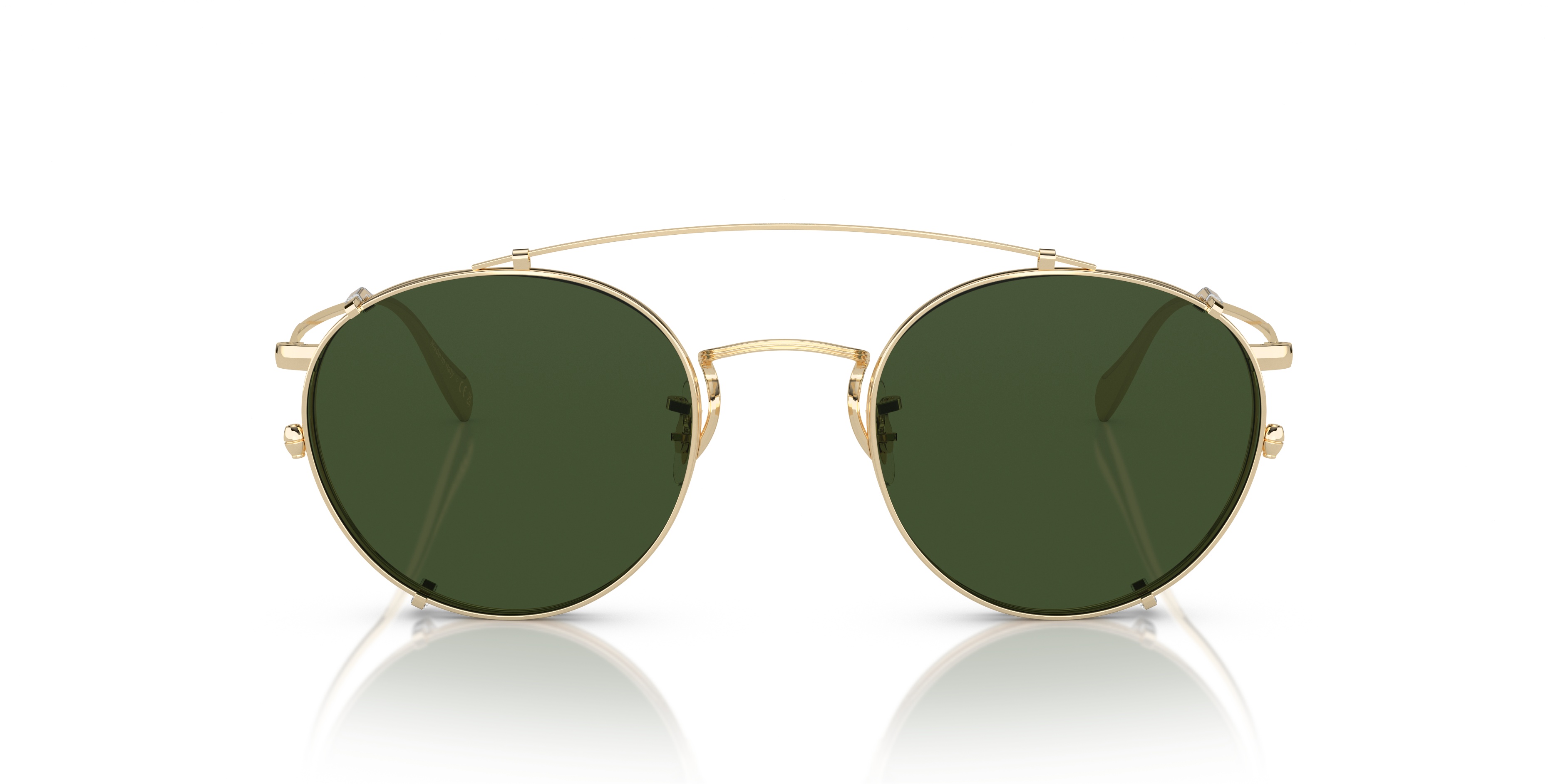 Oliver Peoples Coleridge Lens Clamp In Green