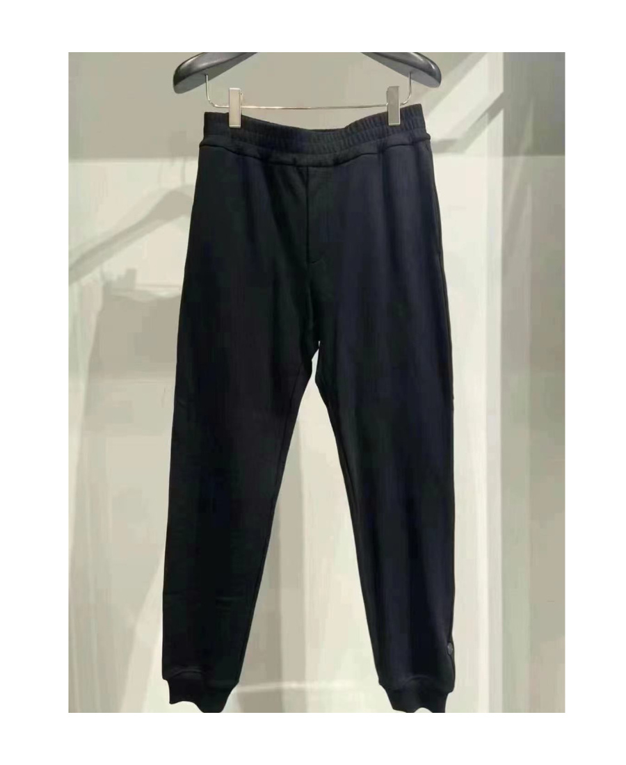 Versace Logo Casual Pants In Black