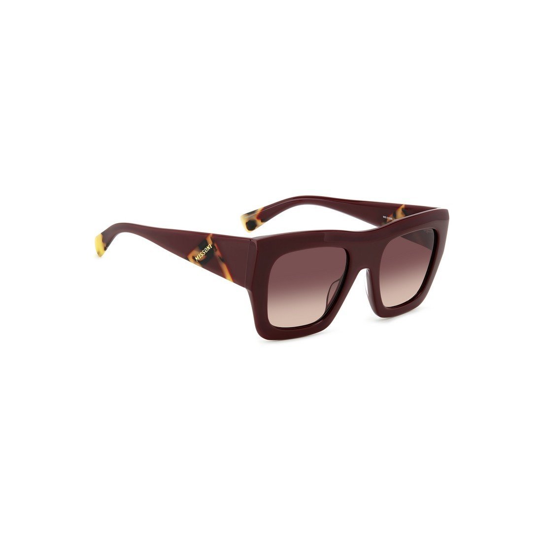Missoni Full Frame Sunglasses In Burgundy