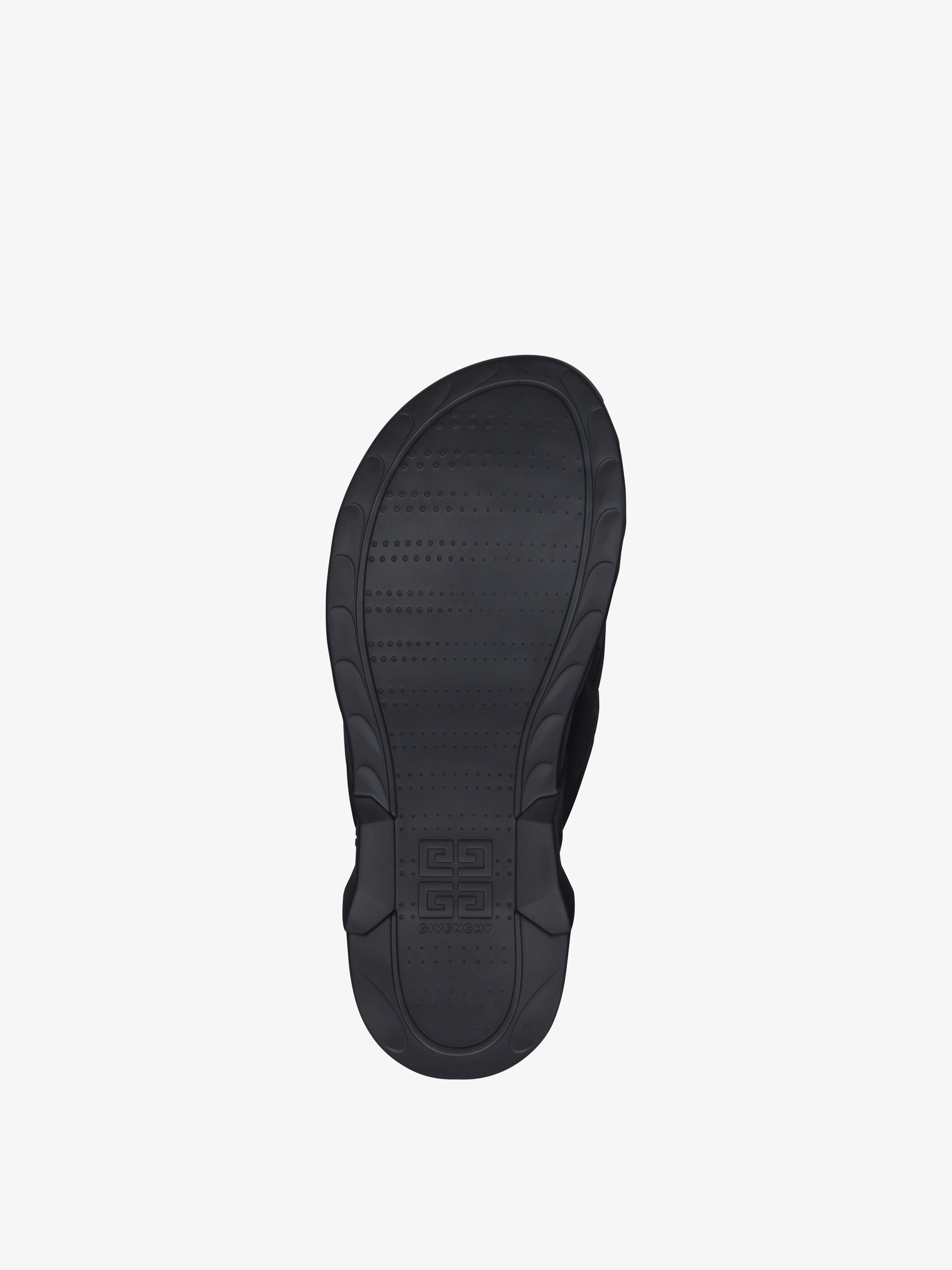 Shop Givenchy Marshmallow Sandals In Synthetic Leather And Rubber In Black
