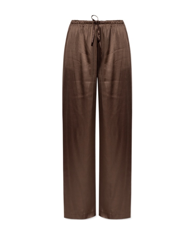 Dries Van Noten Drawstring Casual Pants In Brown