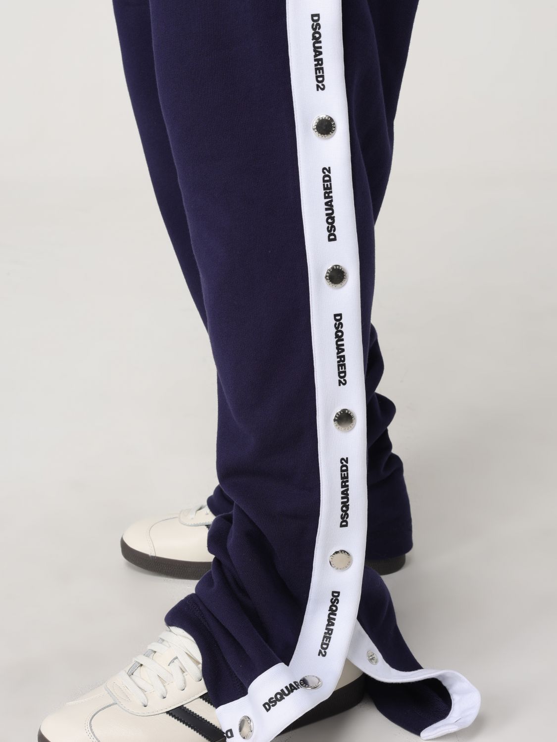Dsquared2 Burbs Logo-tape Track Pants In Black