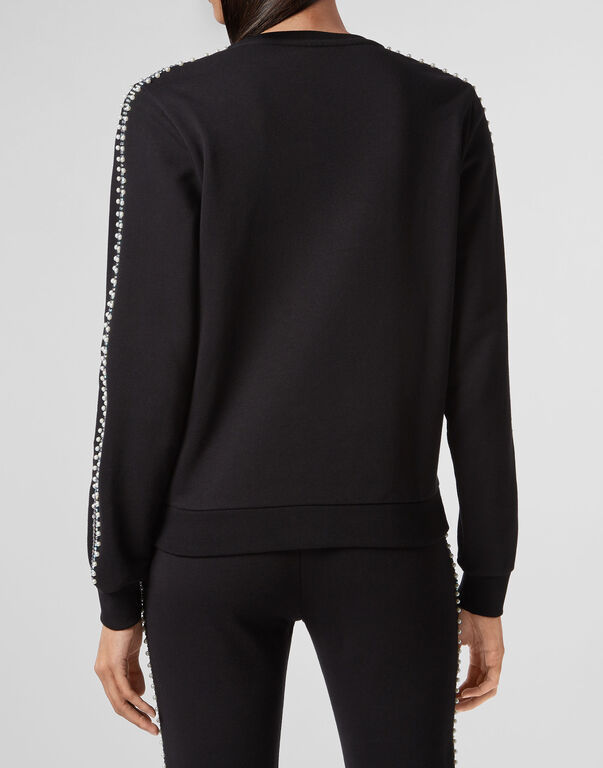 PHILIPP PLEIN LOGO DETAILS SWEATER 