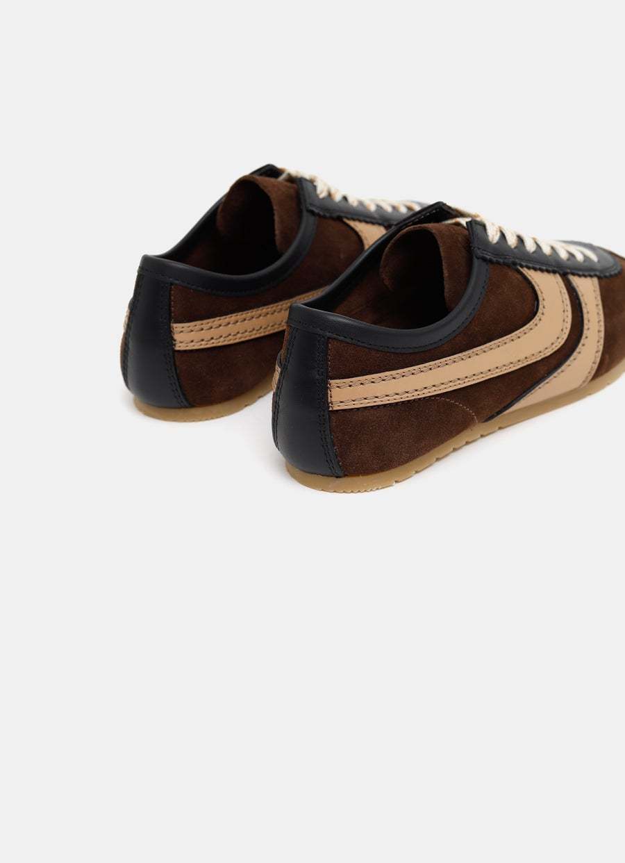 Shop Dries Van Noten Lace-up Sneakers In Brown