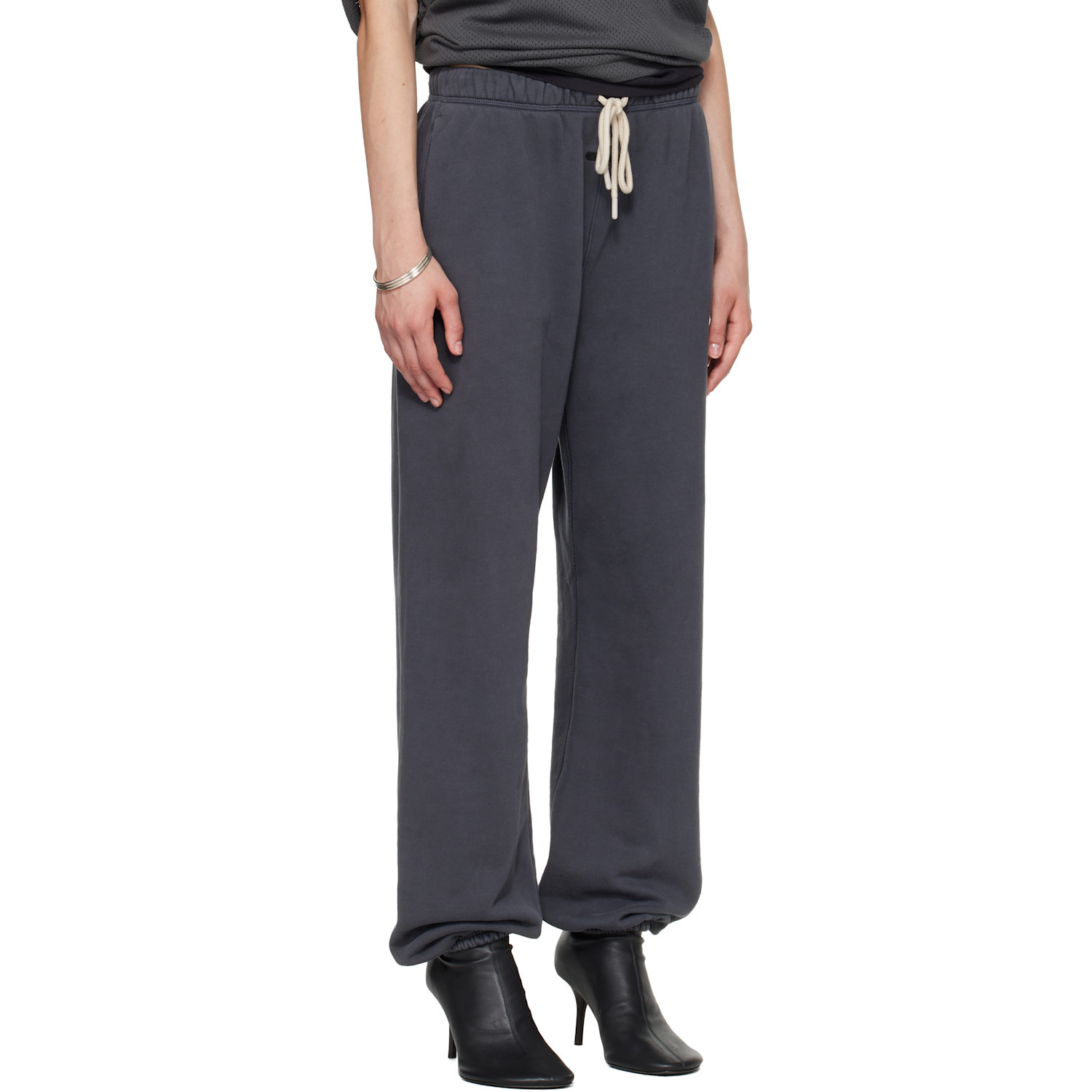 Essentials Drawstring Sweatpants In Black