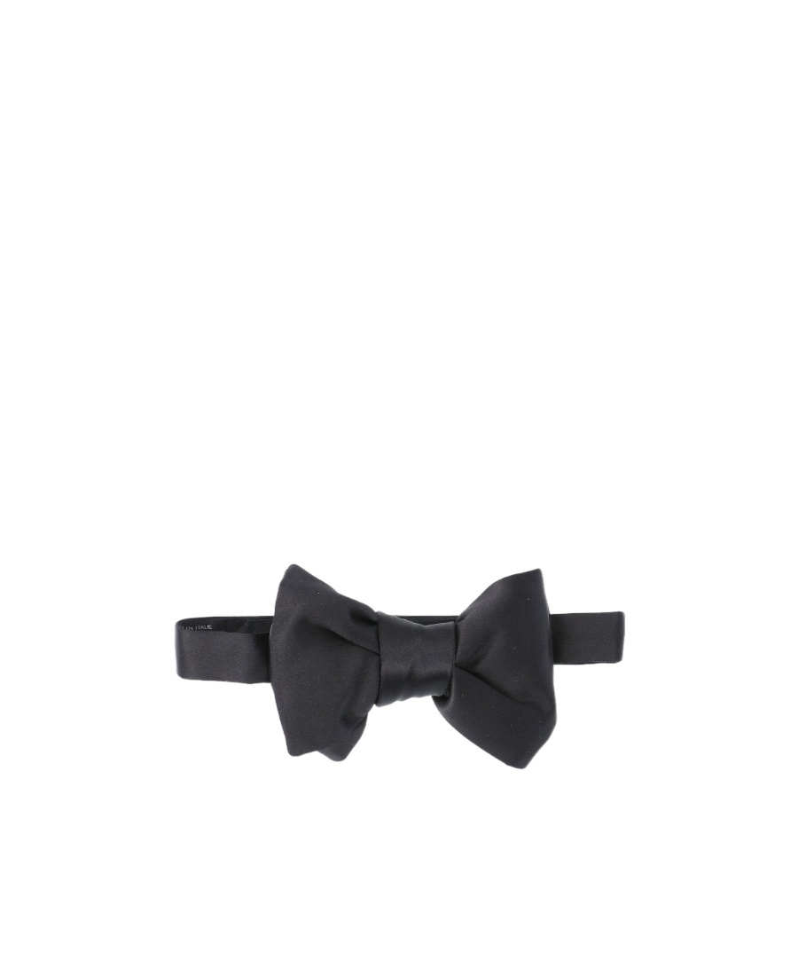 Tom Ford Satin Bow Tie In Black