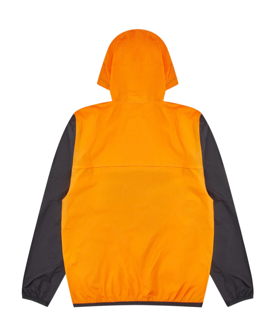 Comme Des Garçons Play K Way Hoodie Half Zip In Orange
