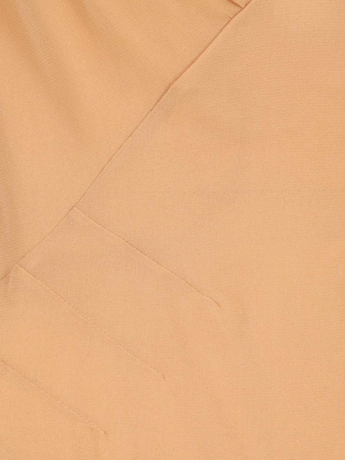 Saint Laurent Crossover Front V-neck Sleeveless Top In Nude