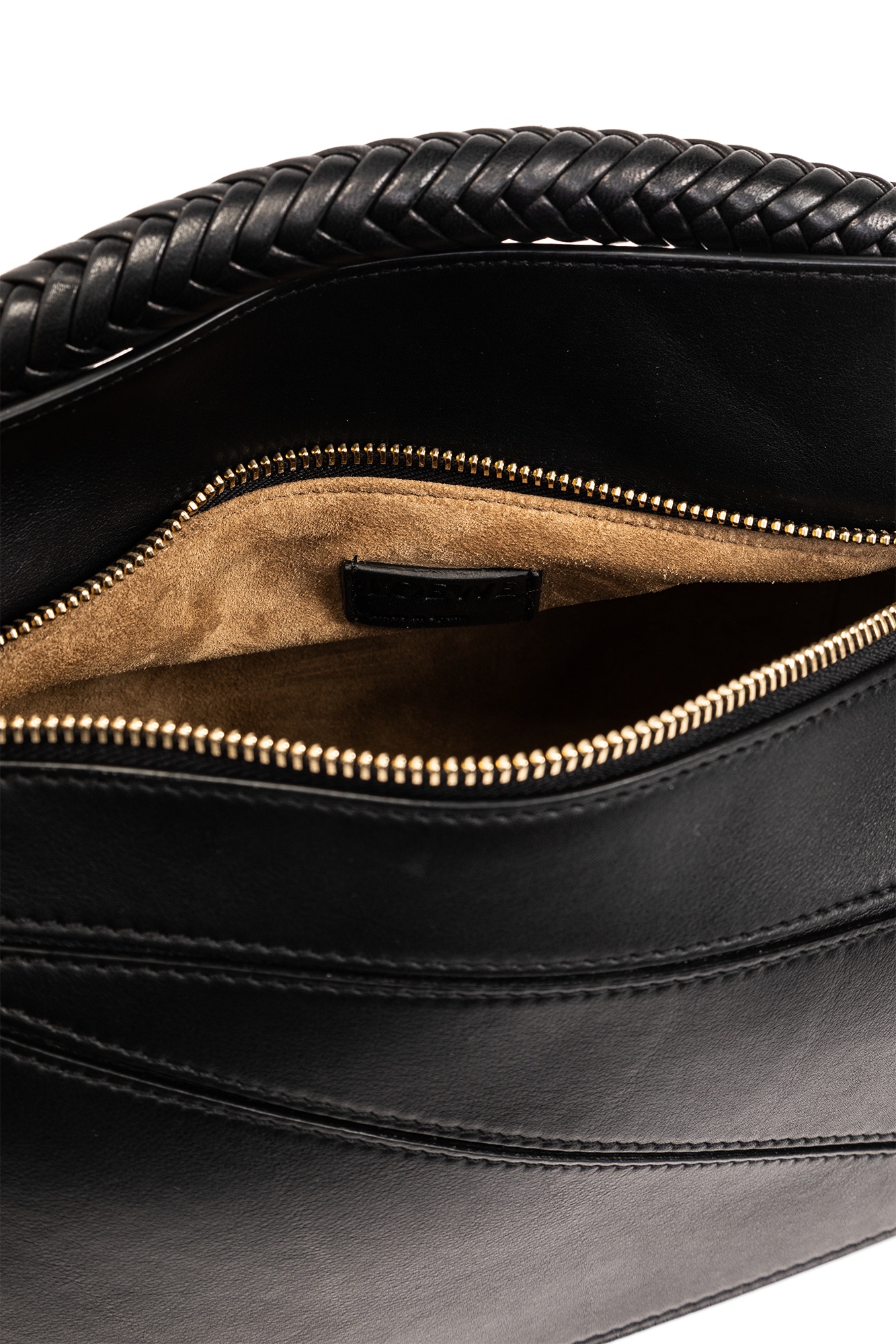 Loewe Small Puzzle Edge Bag In Black