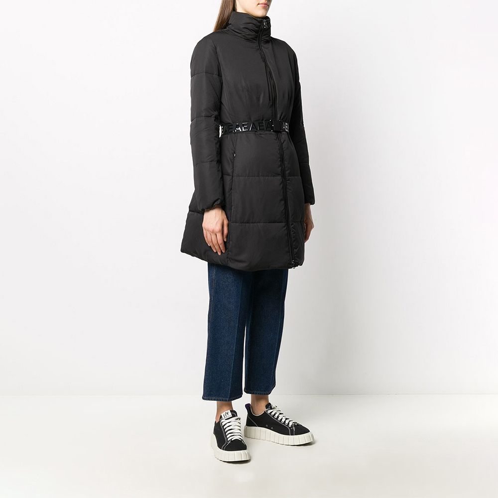 EMPORIO ARMANI PADDED BELTED COAT