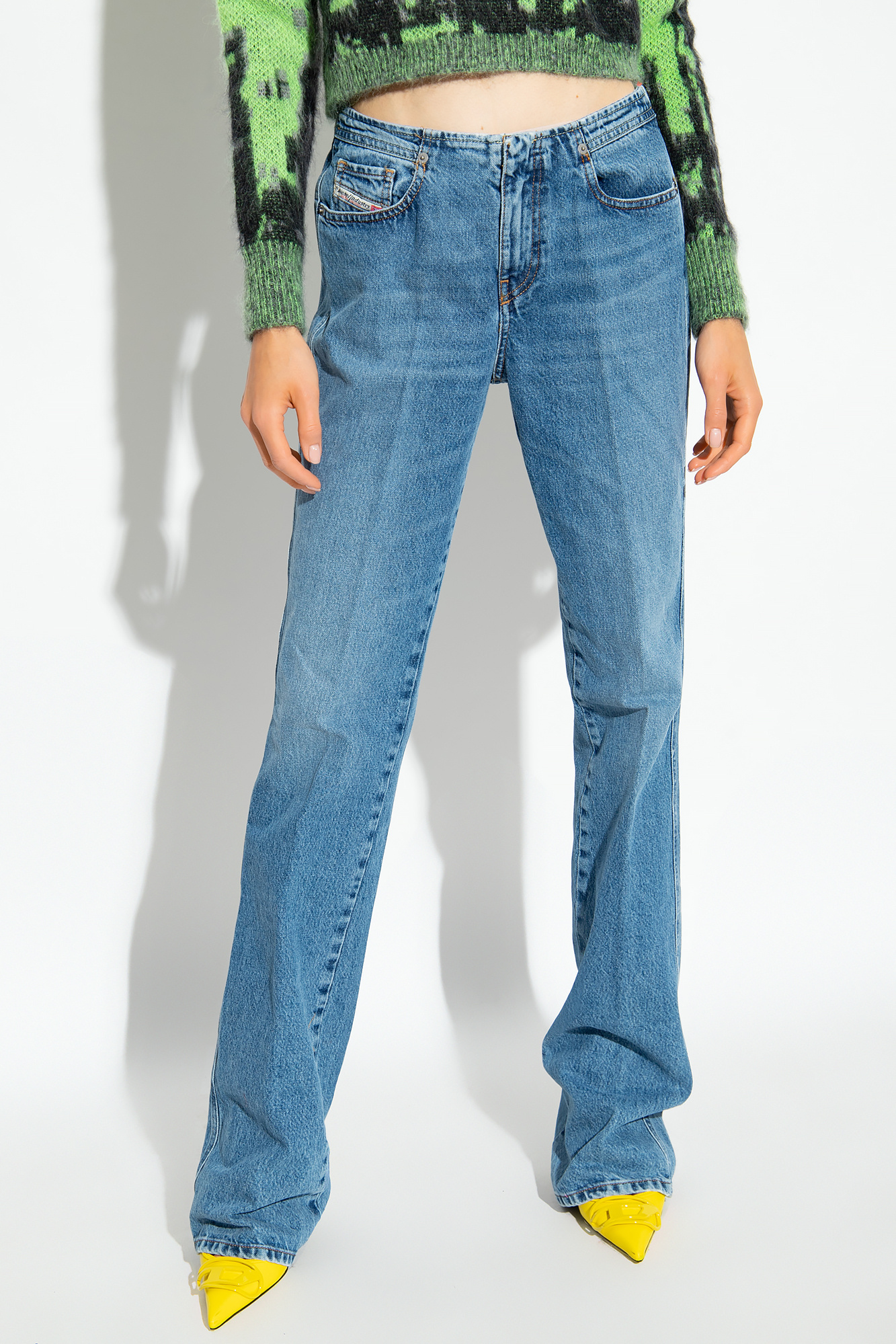 Diesel 2003 D-escription Bootcut Jeans In Blue