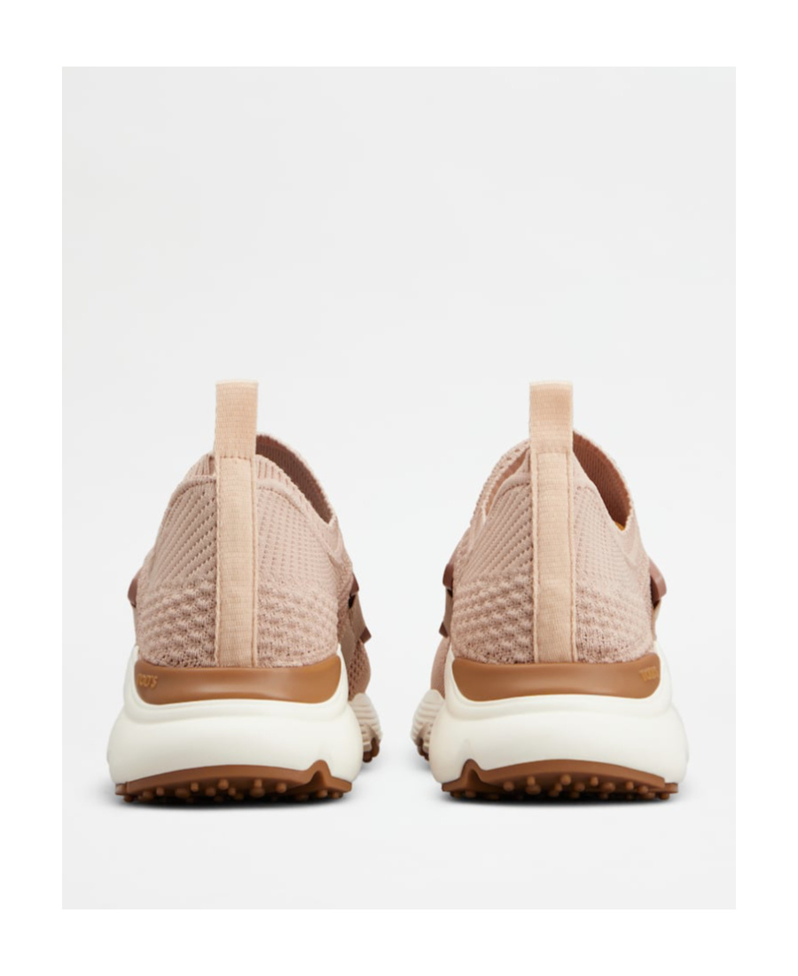 Tod's Technical Fabric Sneakers In Nude