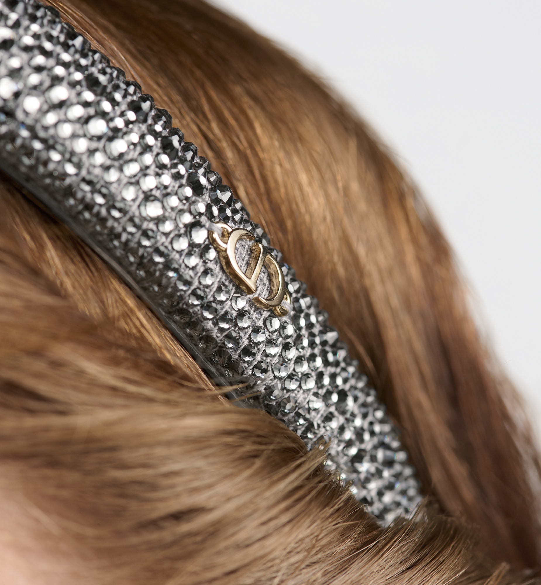 Dior Band Hair Band In Gray
