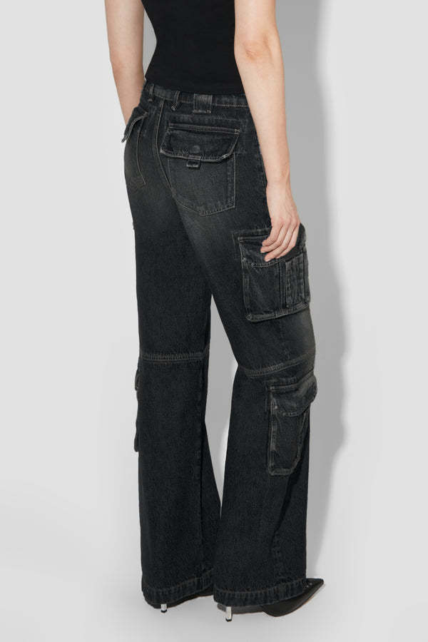 Misbhv Denim Trousers In Black