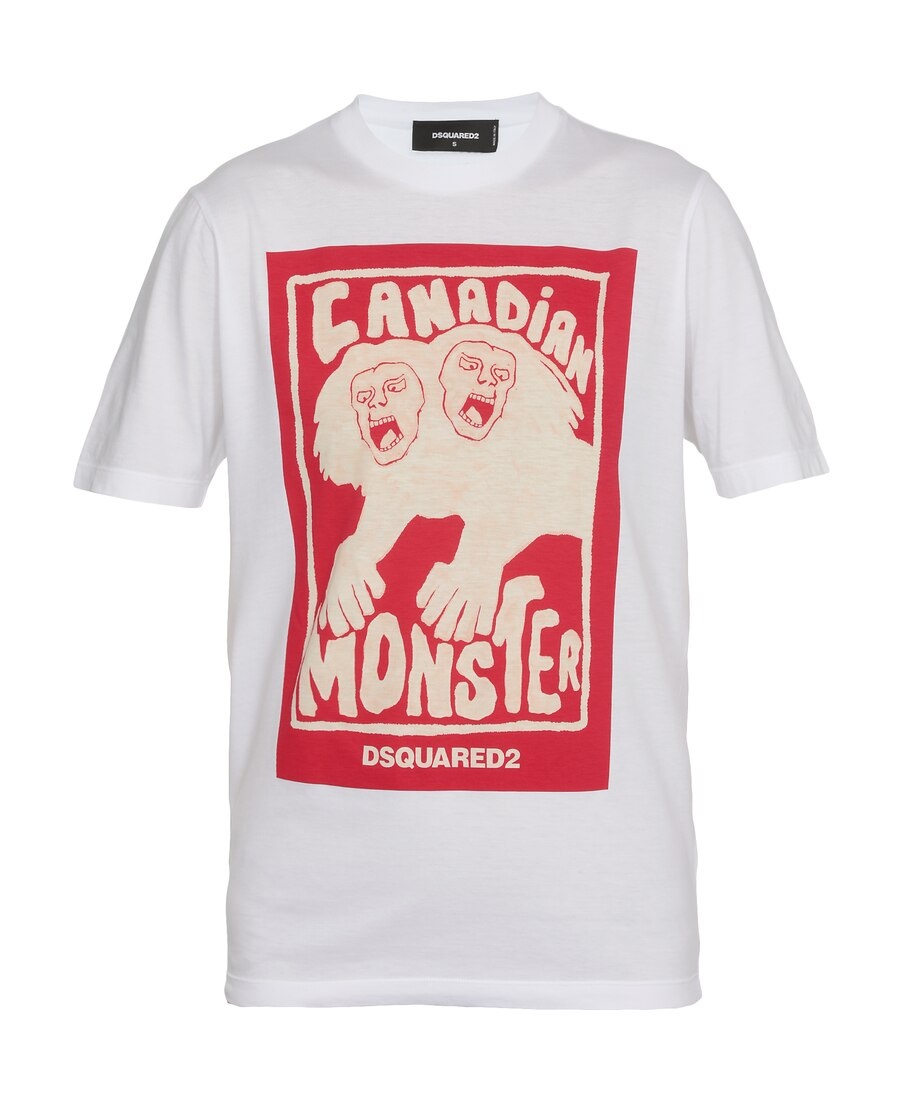 Dsquared2 Logo Details T-shirt In White