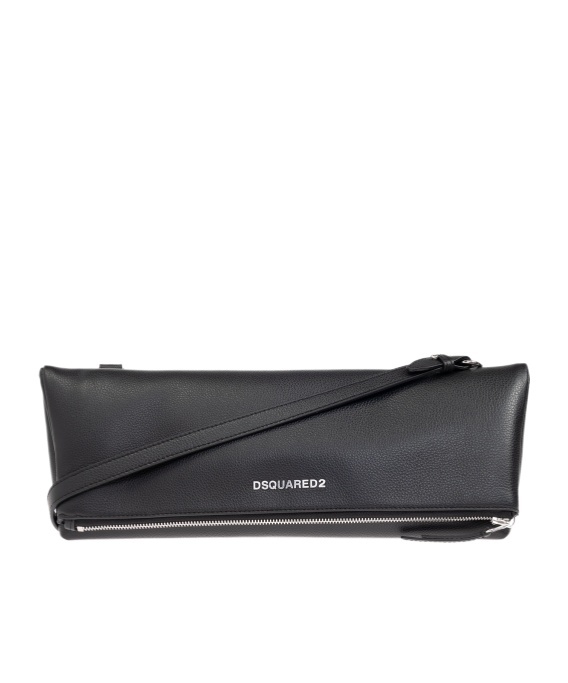 Dsquared2 Neoclassic Pebbled Zipped Messenger Bag