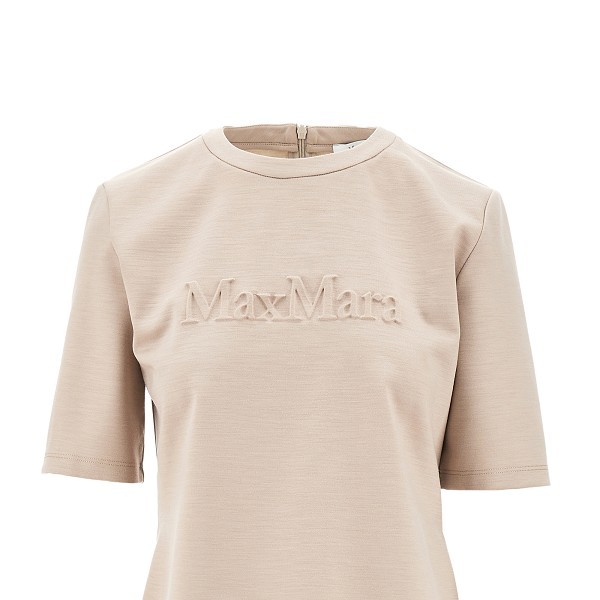 Max Mara T-shirt And Polo Shirt In Nude