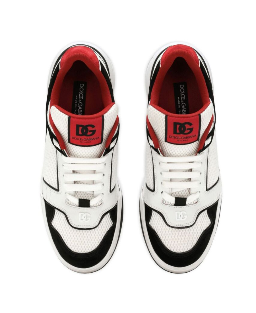 Dolce & Gabbana Modern Low-top Sneakers Contrasting Panels In White