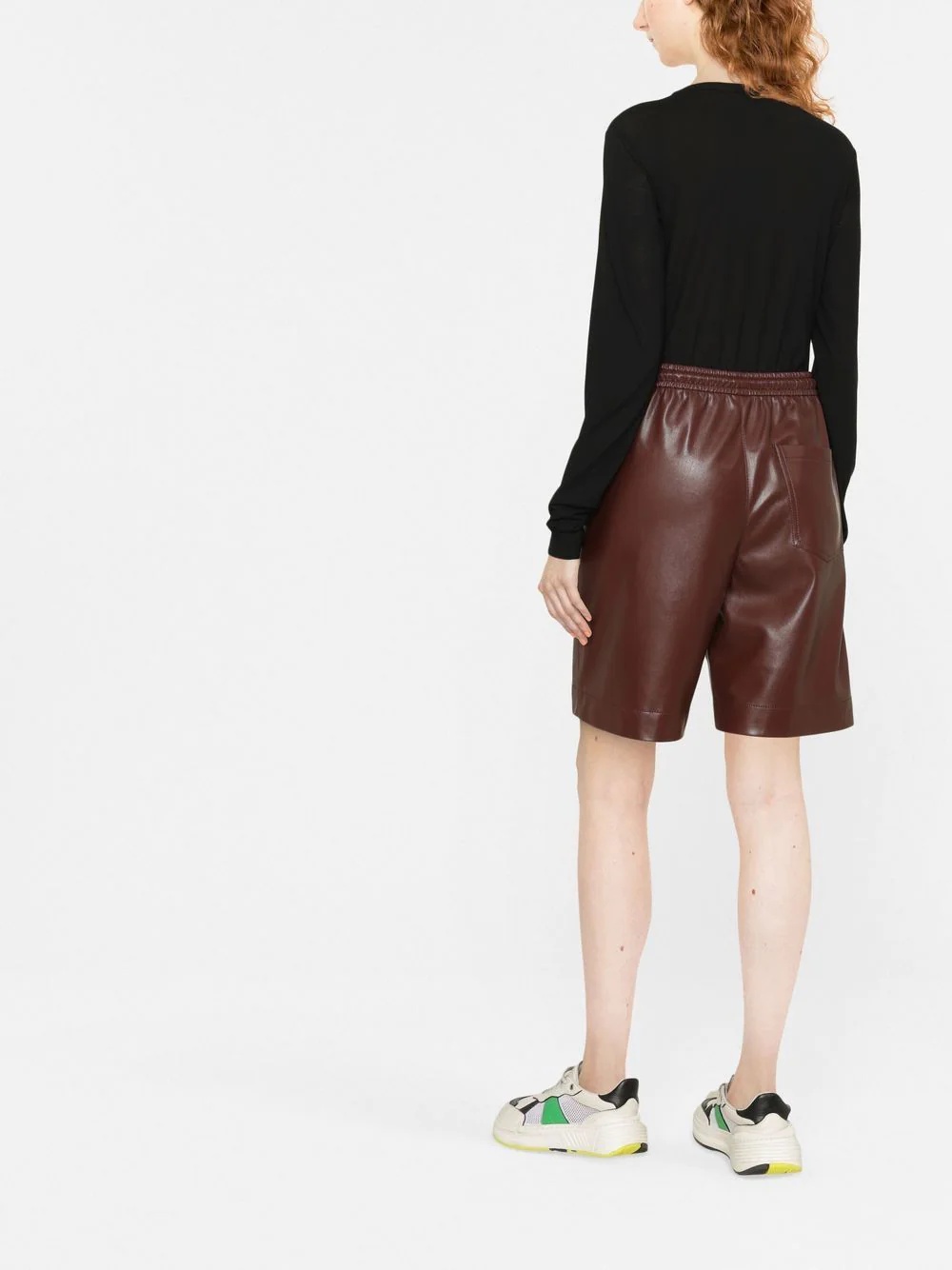 Jil Sander Round-neck Long-sleeve Knitted Top In Black