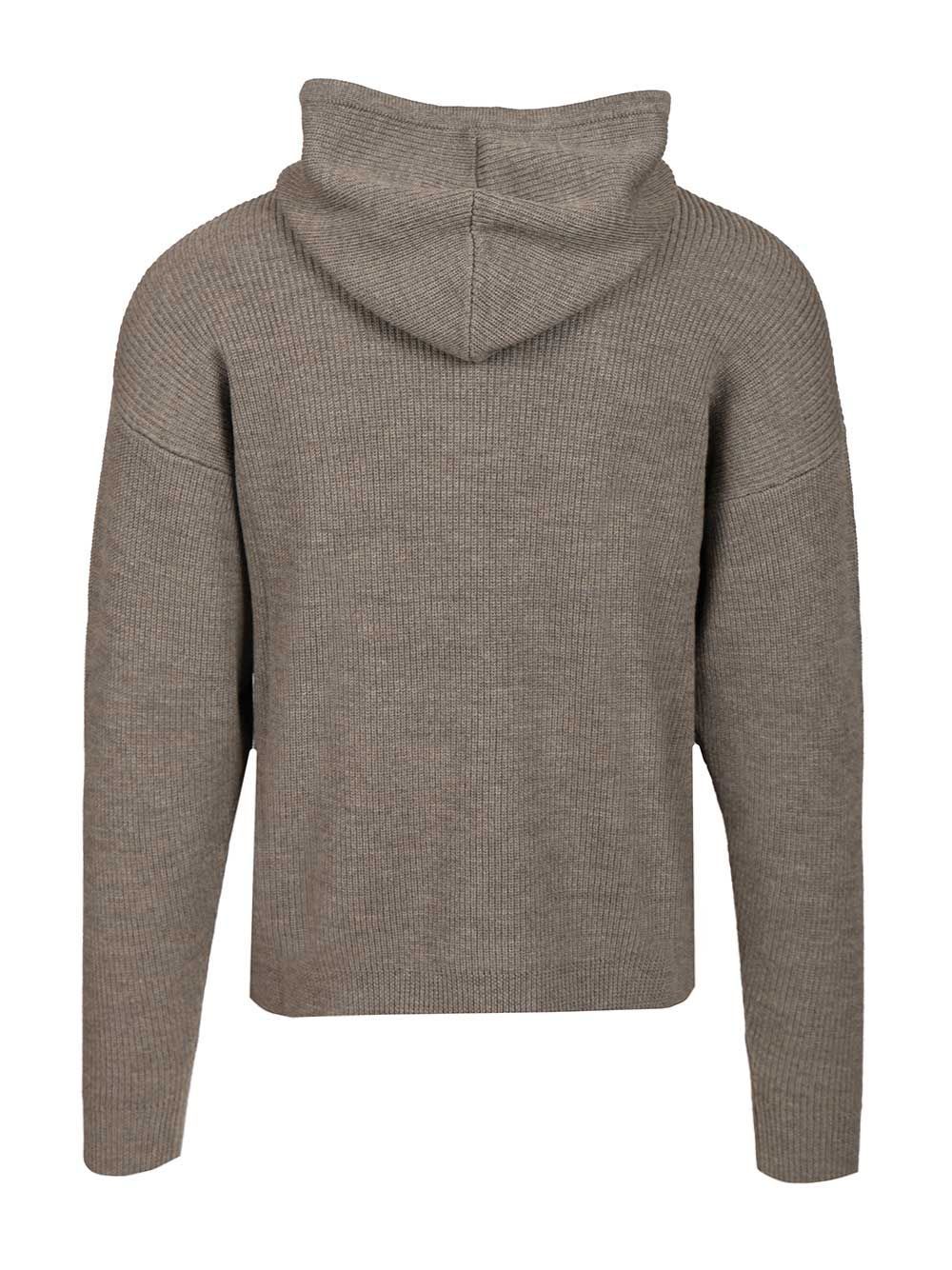 Barena Venezia Hooded Sweater In Gray