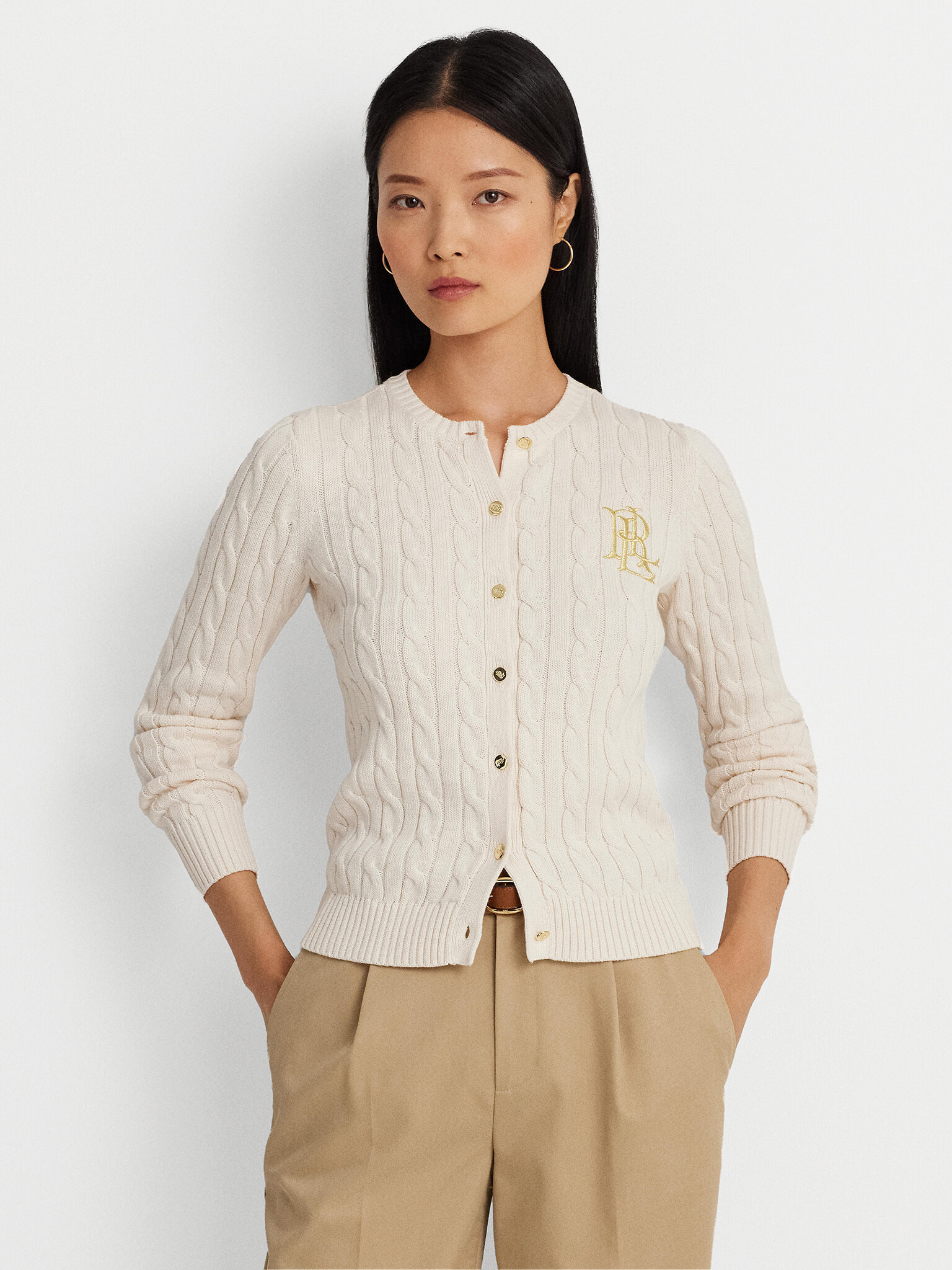 Polo Ralph Lauren Long-sleeved Sweater In White