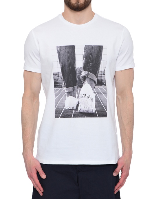 ARMANI JEANS PRINT T-SHIRT