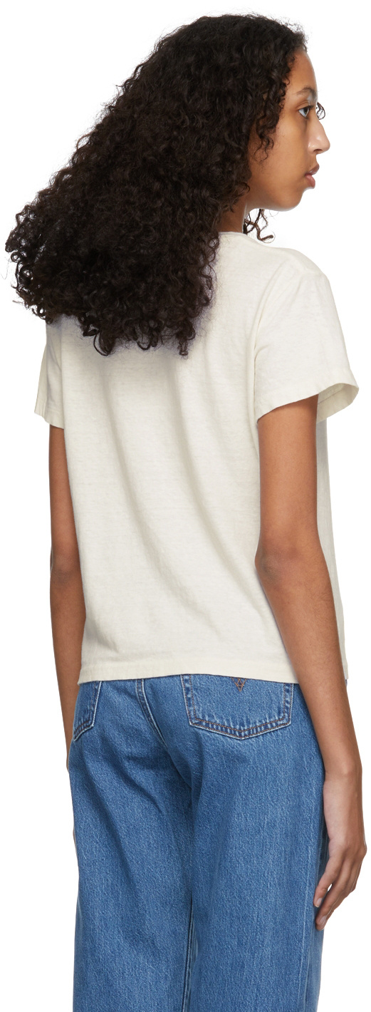 Re/done Boy Tee In White