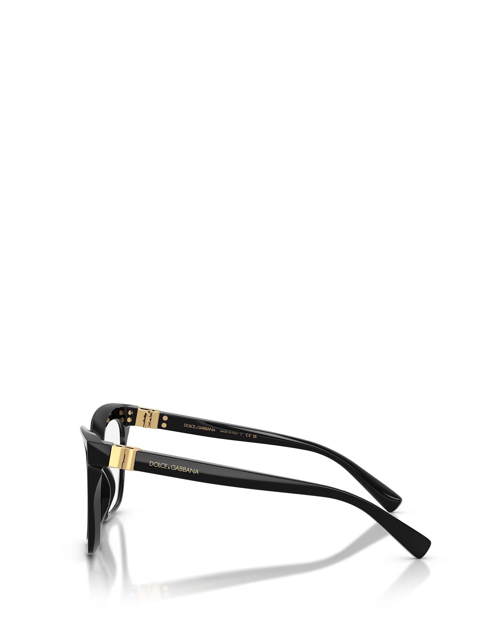 Dolce & Gabbana Square Frame Glasses In Black