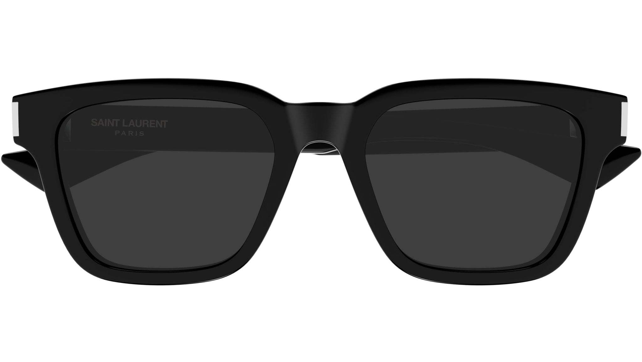 Saint Laurent Logo Sunglasses In Black