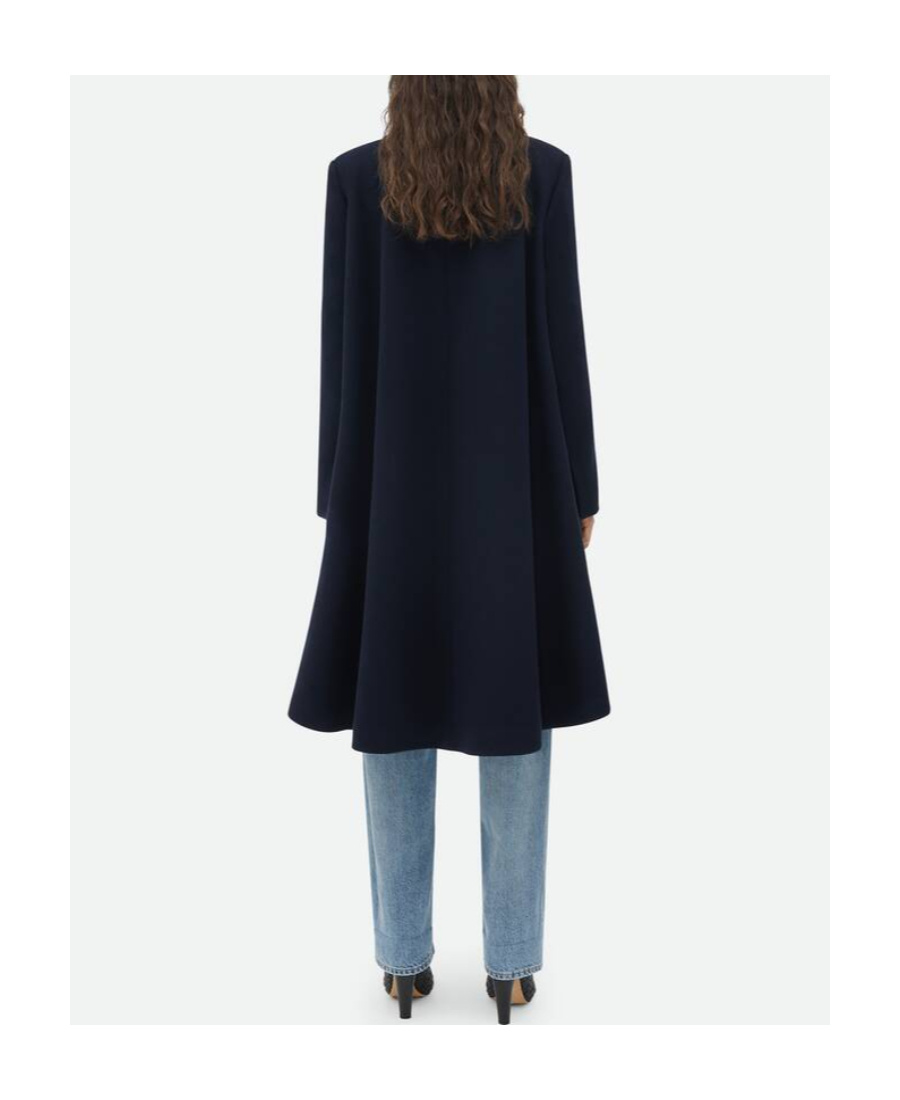 Bottega Veneta Double-breasted Coat Clothing In Black