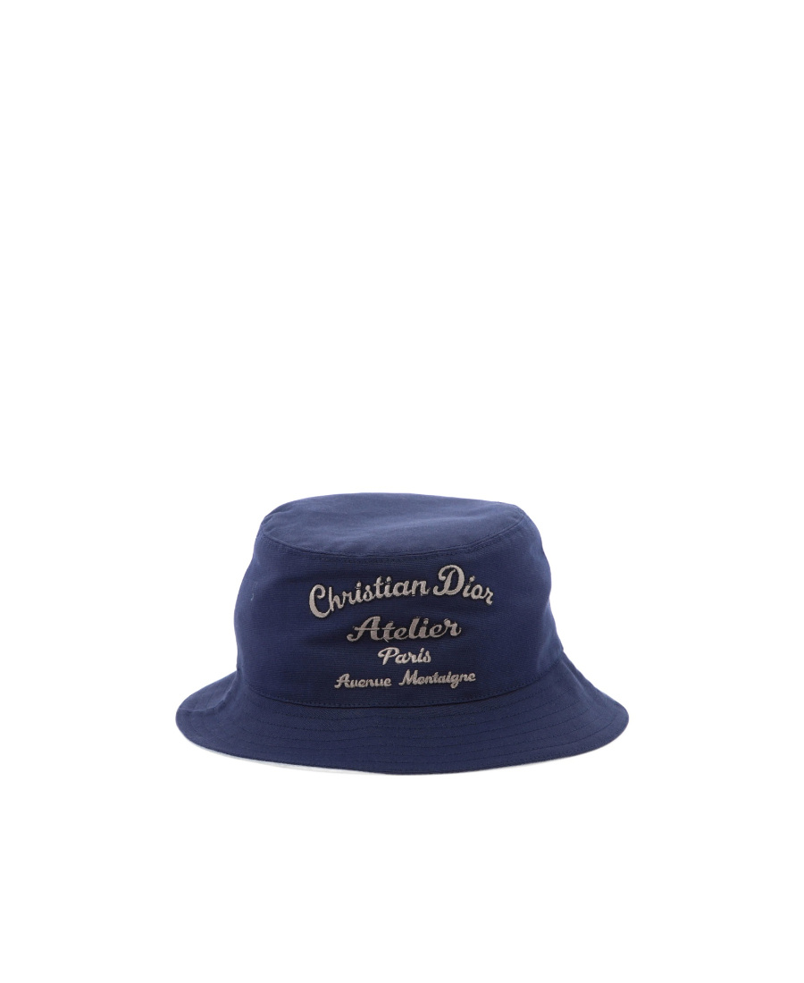 Dior Logo Hat In Blue