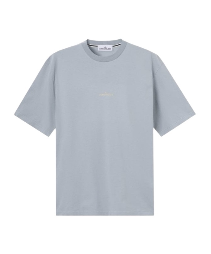 Stone Island Short-sleeved T-shirt In Blue
