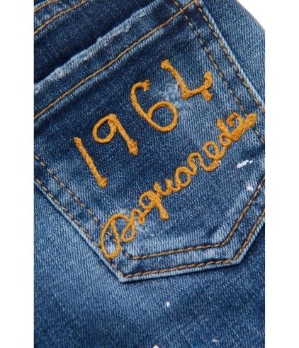 DSQUARED2 BELT-STRAP JEANS